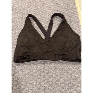 Jockey Black Bralette (Size M) - Comfortable Criss-Cross Back